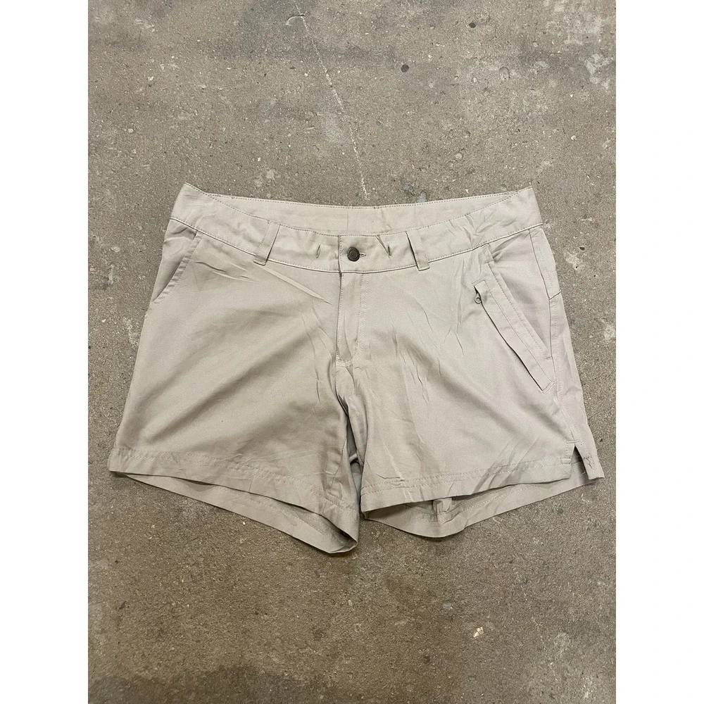 Magellan Outdoors Quick Dry Beach Activewear Hiking‎ Tan Beige Women Shorts Sz M